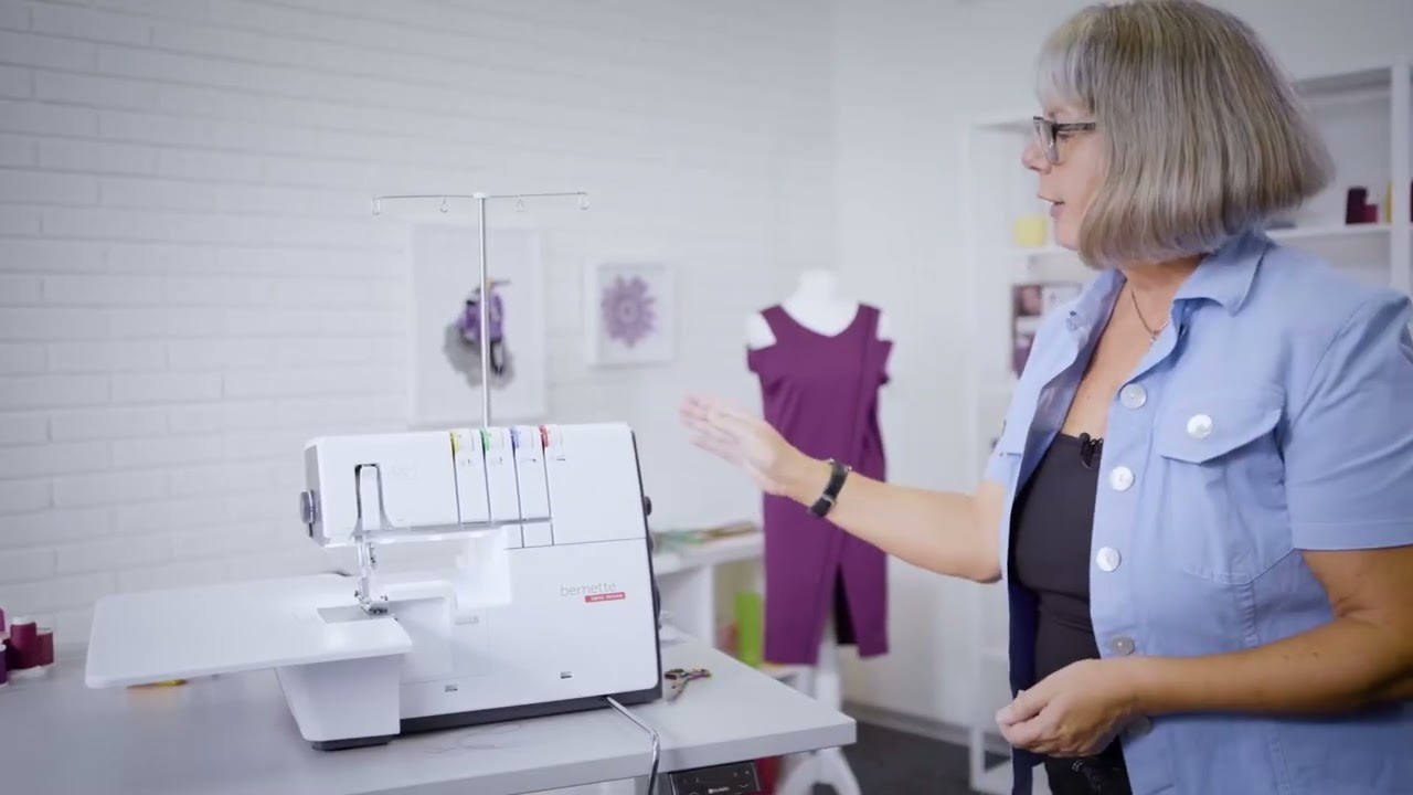 Introducing the bernette 64 AIRLOCK overlock machine