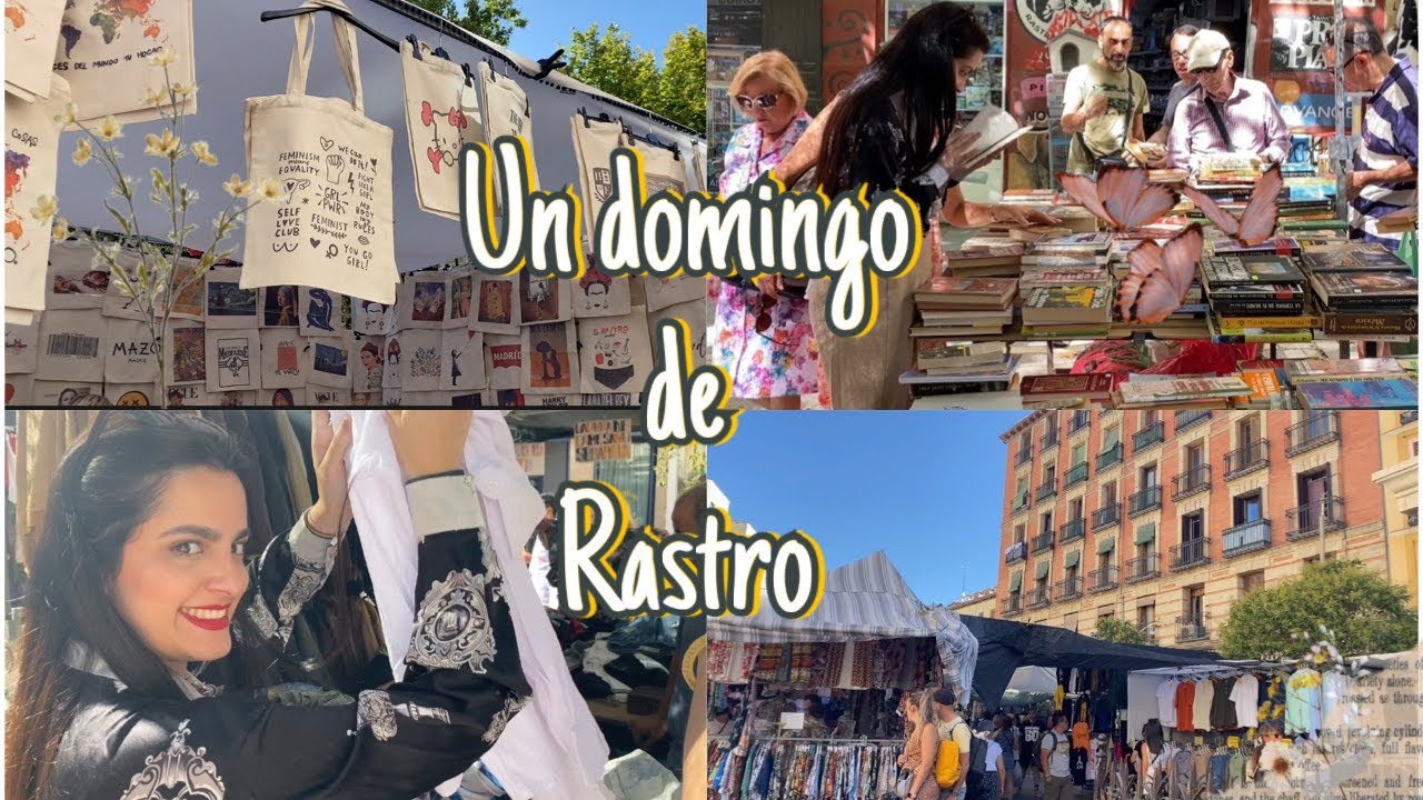 El mercadillo más famoso de Madrid// El Rastro//Mostrando las cositas que compré ❤️🇪🇸