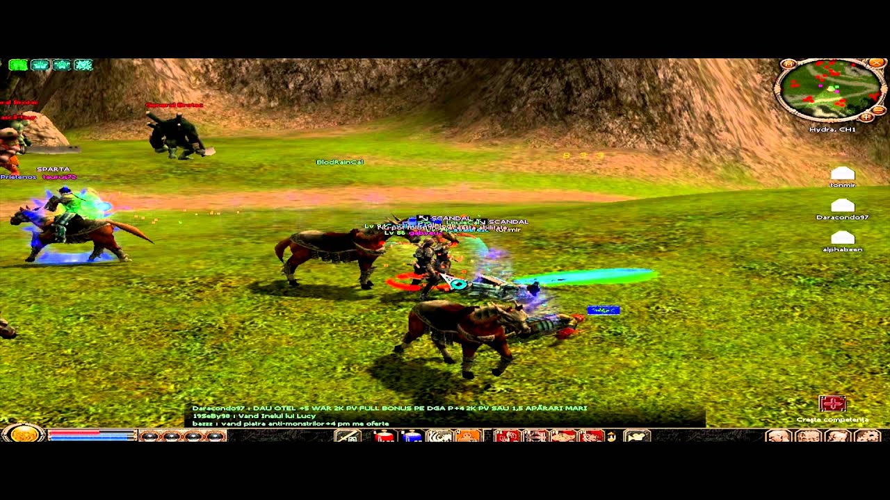 Metin2 Ro Hydra Blodrain vs Gabyeu (Sparta)si(arcasanew,taurus,louie)