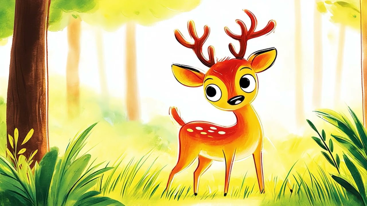 Jelen Parožek 🦌 Král lesa | Písnička pro děti o zvířátkách