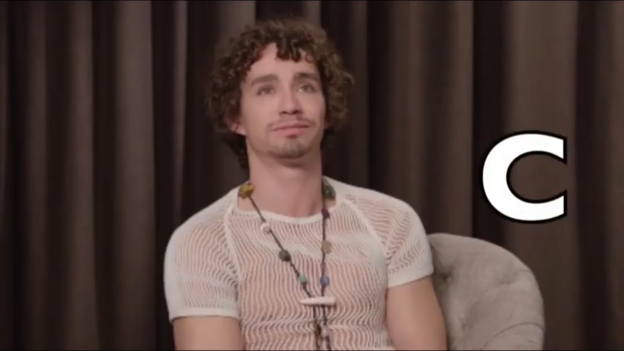 Learn the Alphabet with Robert Sheehan