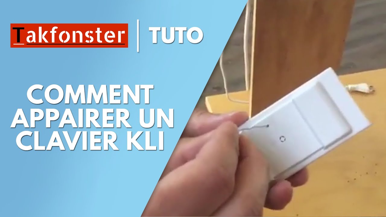 Comment appairer un clavier KLI à un volet roulant SSL Velux ?