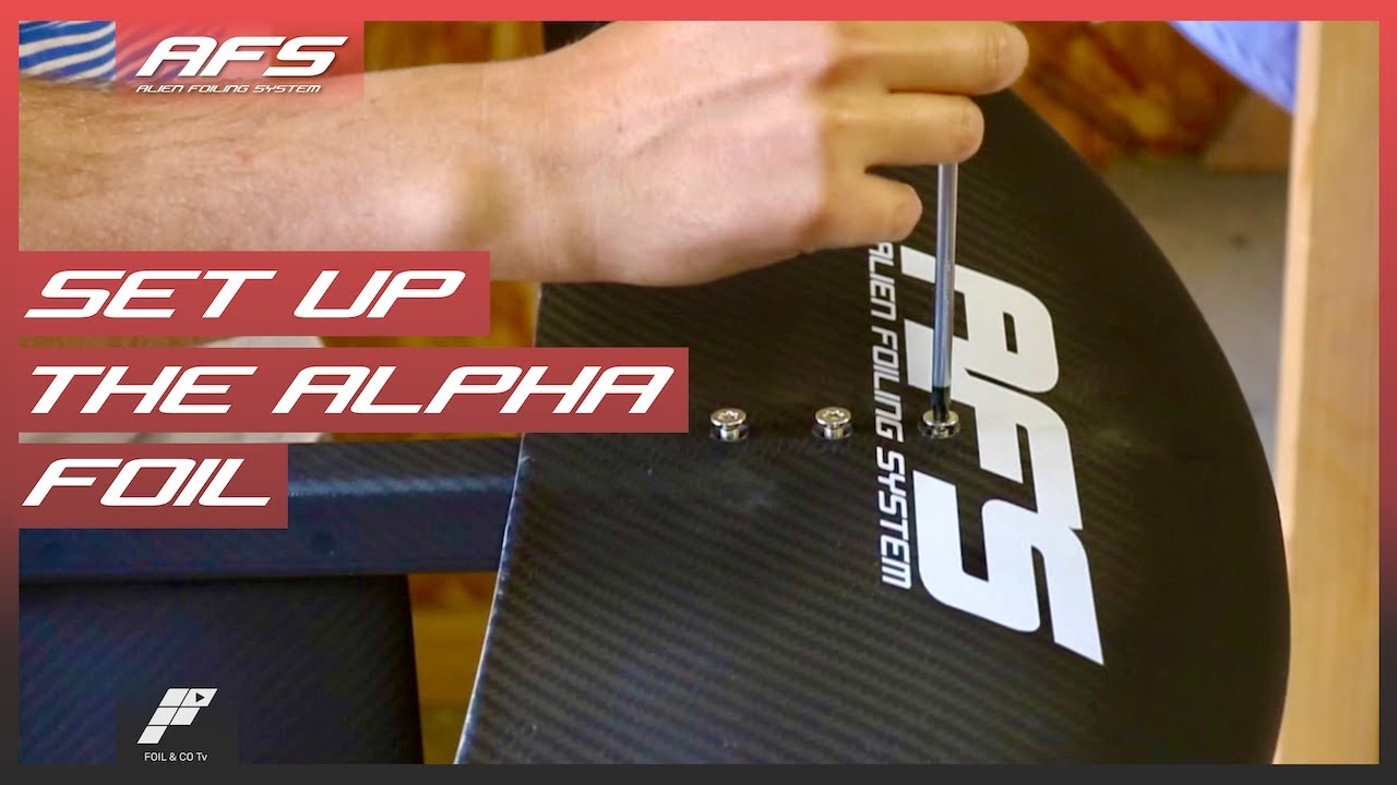 How to set up your ALPHA FLYER and CARVER foil?