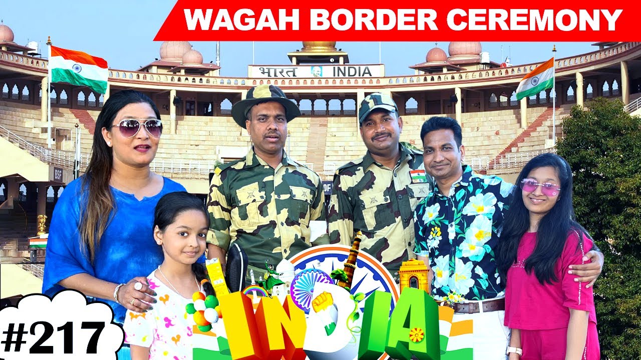 WAGAH BORDER CEREMONY⚔️| First Time Visit |Attari–Wagah Border Amritsar | Ep. 3 | Cute Sisters VLOGS