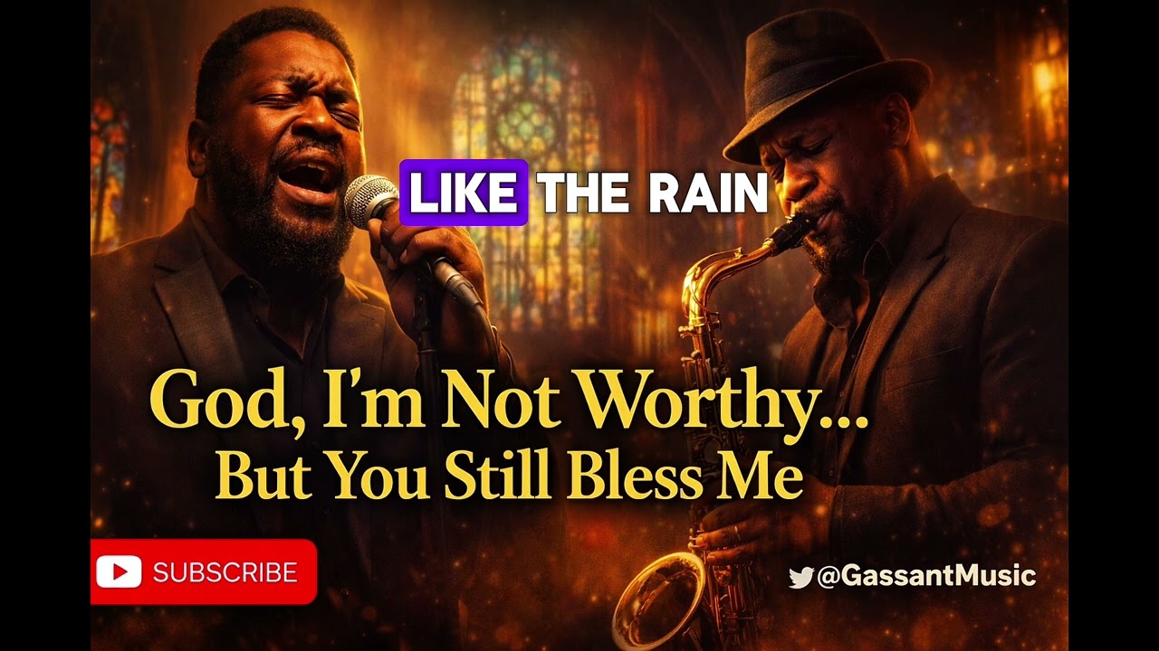 🎵 God, I’m Not Worthy… But You Still Bless Me 🙏 | Powerful Blues Gospel Song with Soulful Saxophone