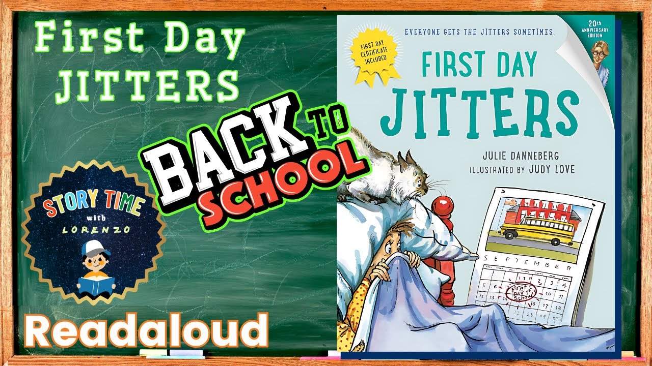 FIRST DAY JITTERS READ ALOUD KIDS BOOK | Great Back-to-School Story if you're feeling Nervous!