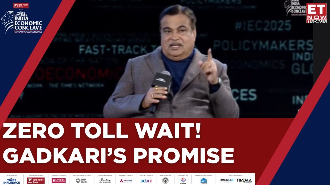 Zero Waiting Time At Toll Plazas By 2026? Nitin Gadkari Explains | India Economic Conclave 2025