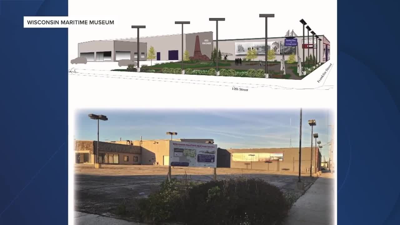 This Lakeshore staple expands; behind the second home of the Wisconsin Maritime Museum