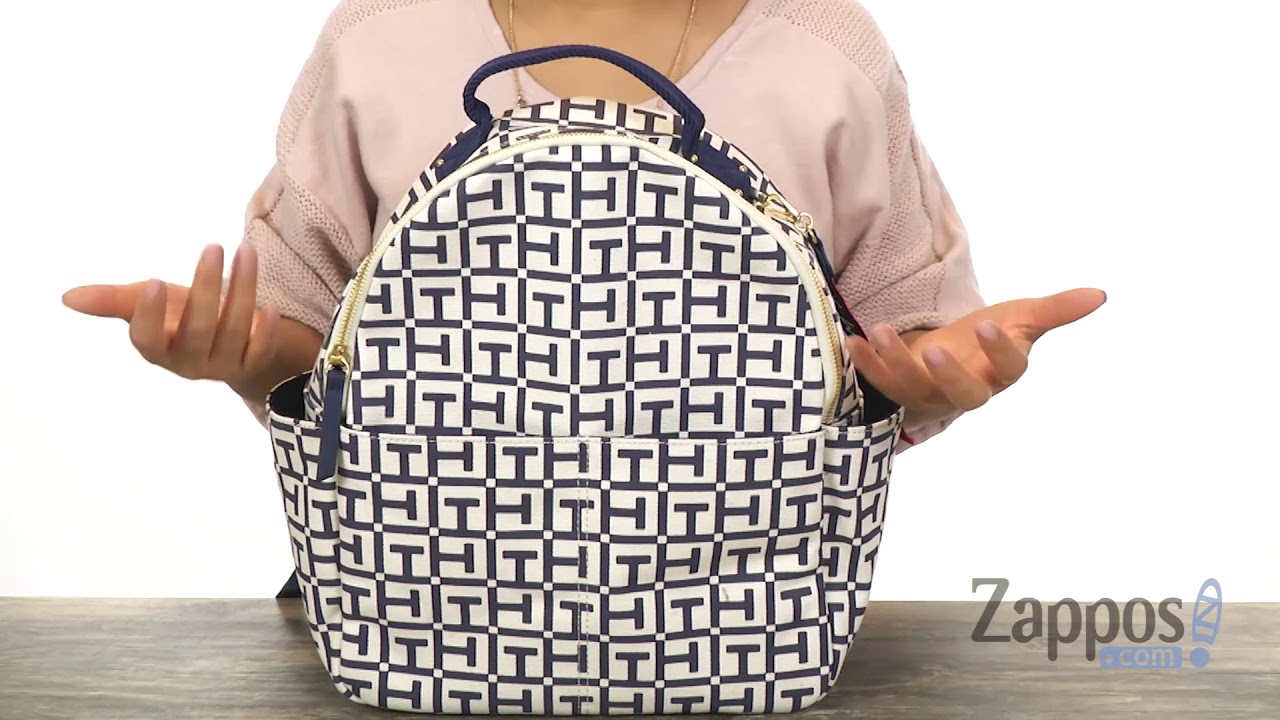 Tommy Hilfiger Classic Tommy Tote TH Canvas Backpack SKU: 9075747