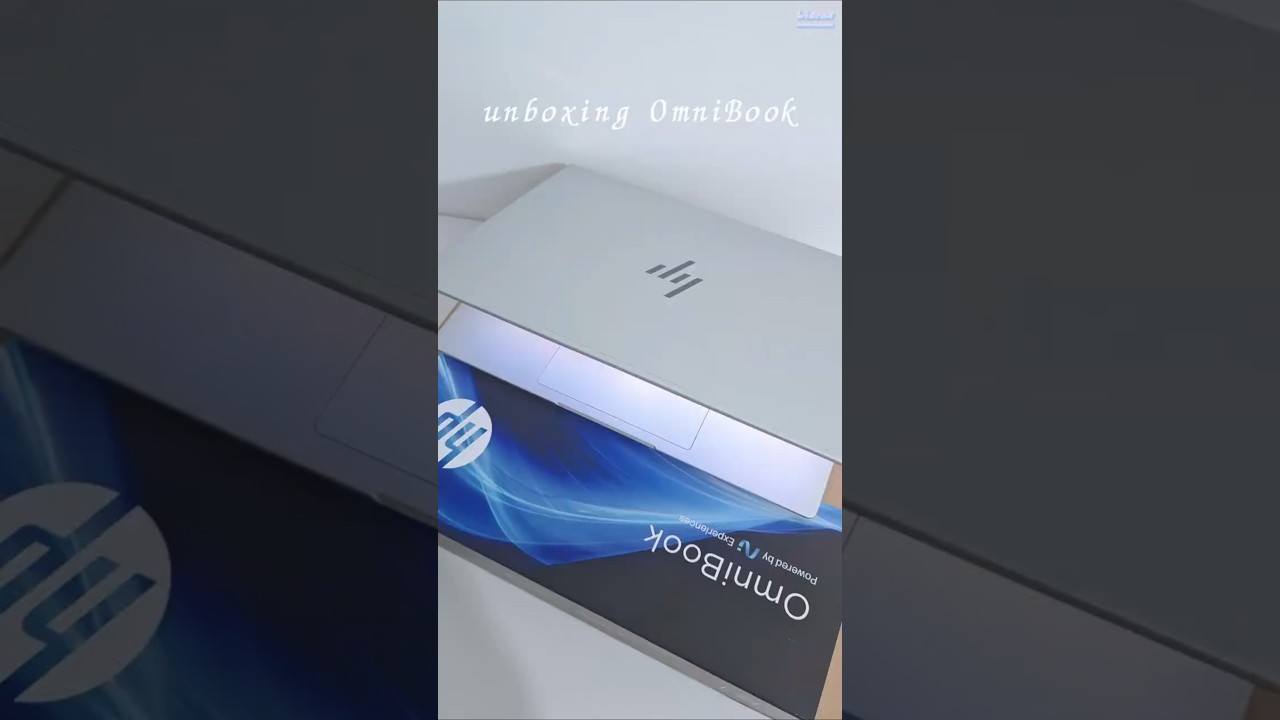 Unboxing HP OmniBook 💻✨ sleek, light & ASMR vibes 🎧💖#HPOmniBook #ASMRUnboxing #Laptop #ASMR