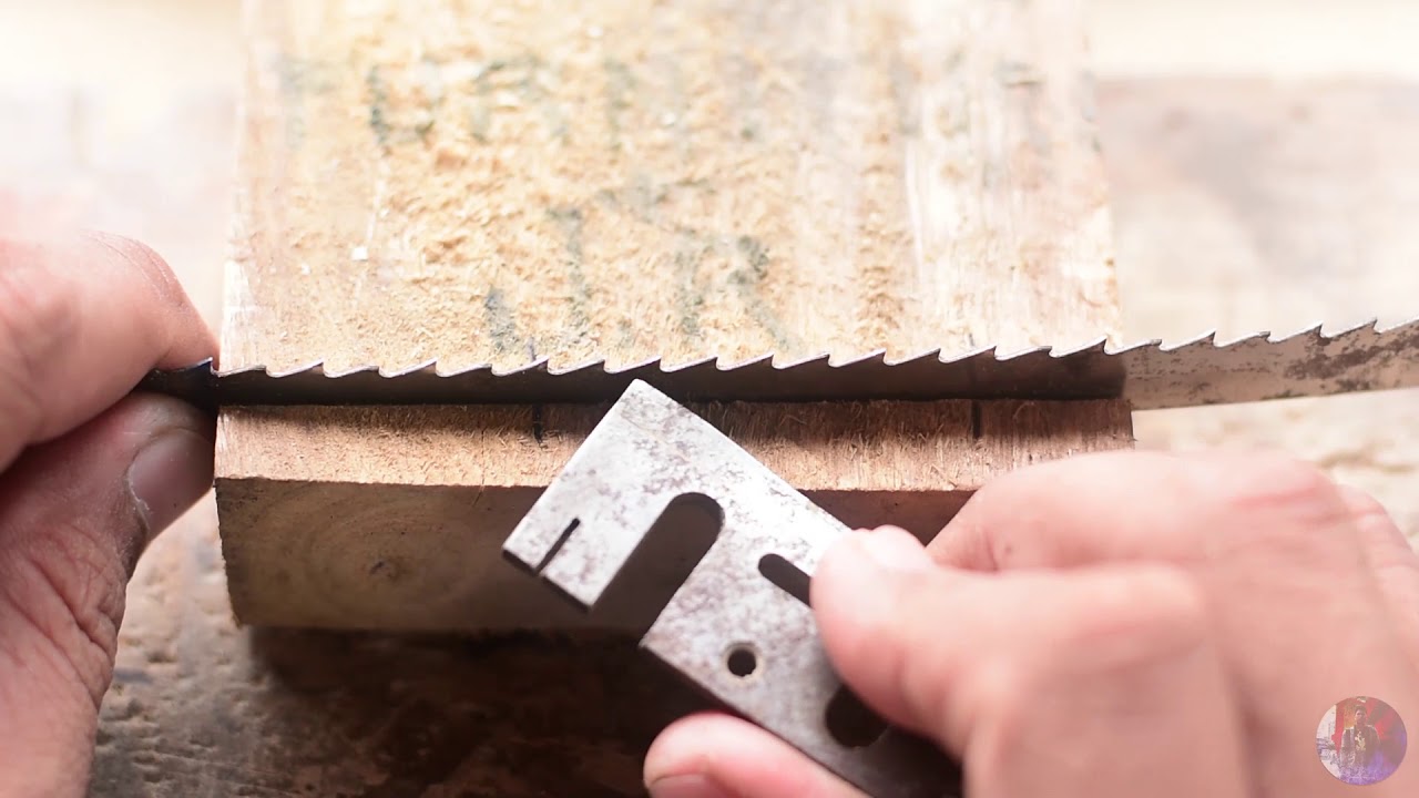 Beginners Guide for Sharpening a Bandsaw Blade | Amazing Carpenter Woodworking Skills | TORQ BANDSAW
