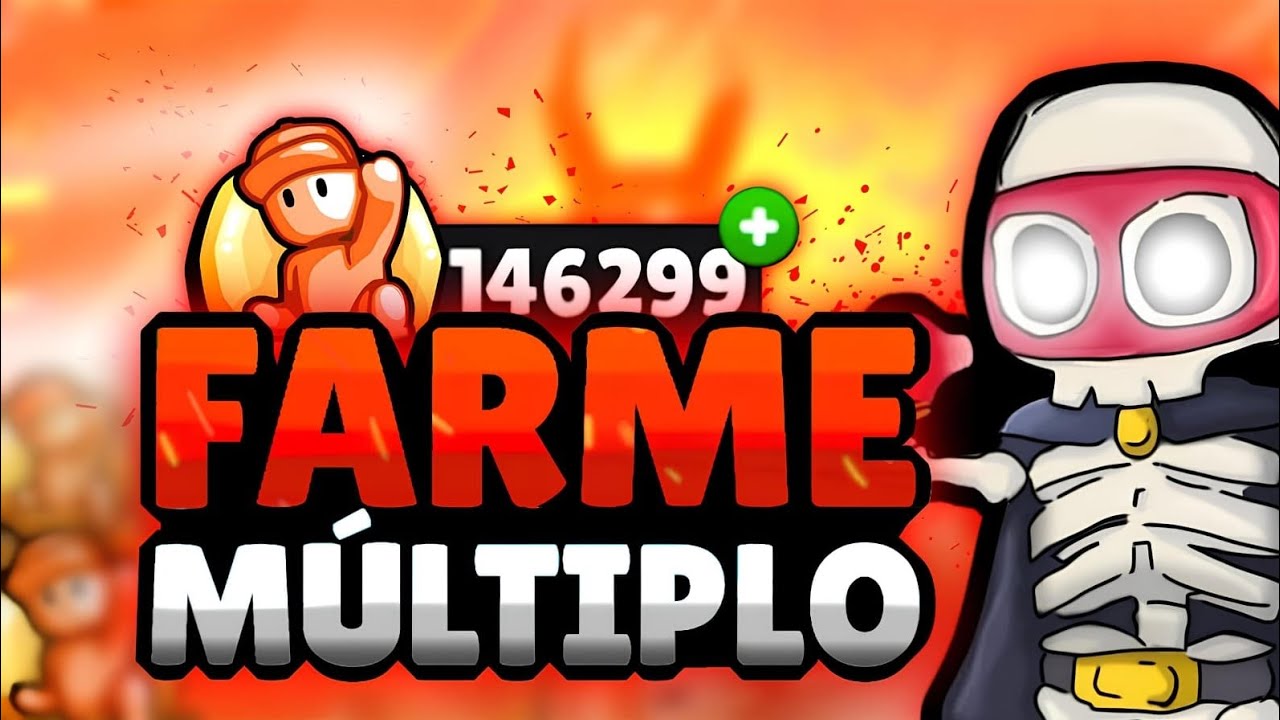 STUMBLE GUYS COMO FARMAR MUITAS CHAVES DE HABILIDADES 