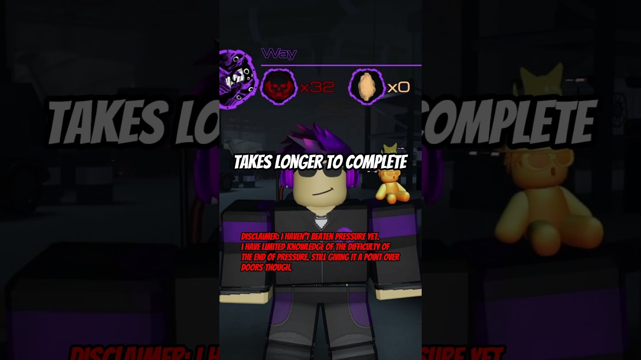 Что сложнее: давление или двери? #roblox