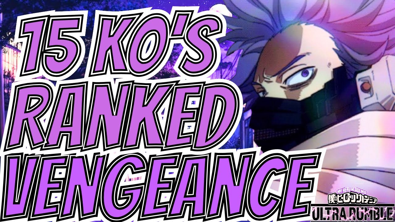 VENGEANCE | RANKED  | SHINSO GAMEPLAY | My Hero Ultra Rumble
