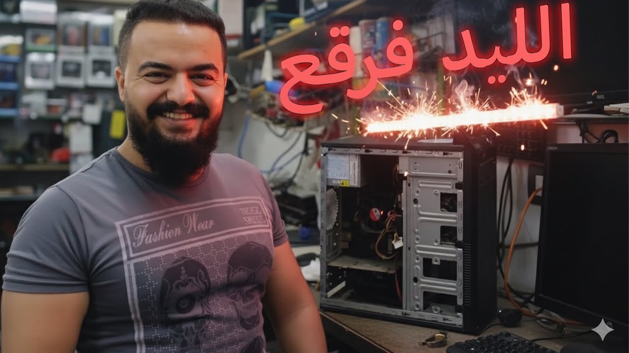 جهاز قديم جدًا بس المفاجأة لما اشتغل  😮
