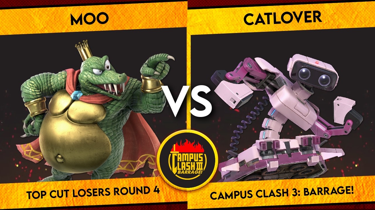 Campus Clash 3 | Moo (King K. Rool) vs catlover (R.O.B.) | Top Cut Losers Round 4
