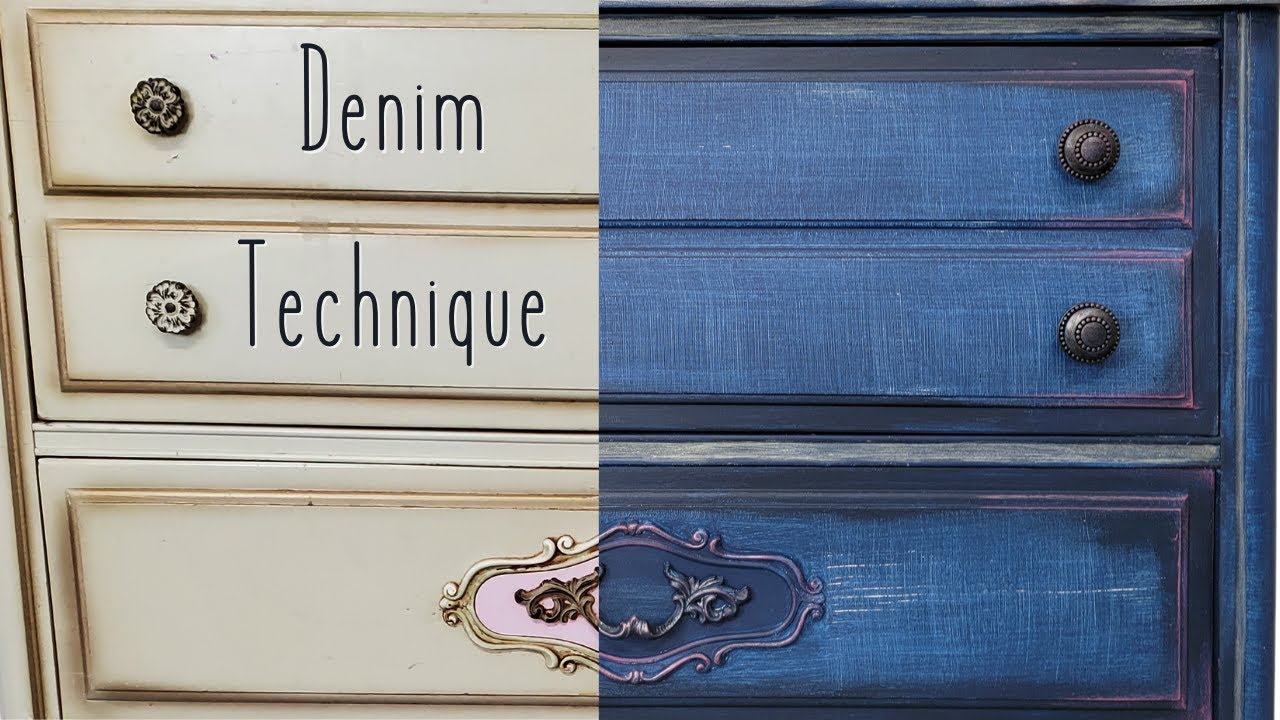 Denim Paint Technique | Tutorial