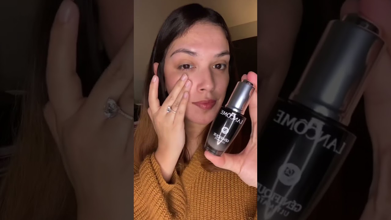 @lancomeusa Genefique Ultimate Serum 🖤✨ #lanc&ocirc;me #gifted #skincare #fyp