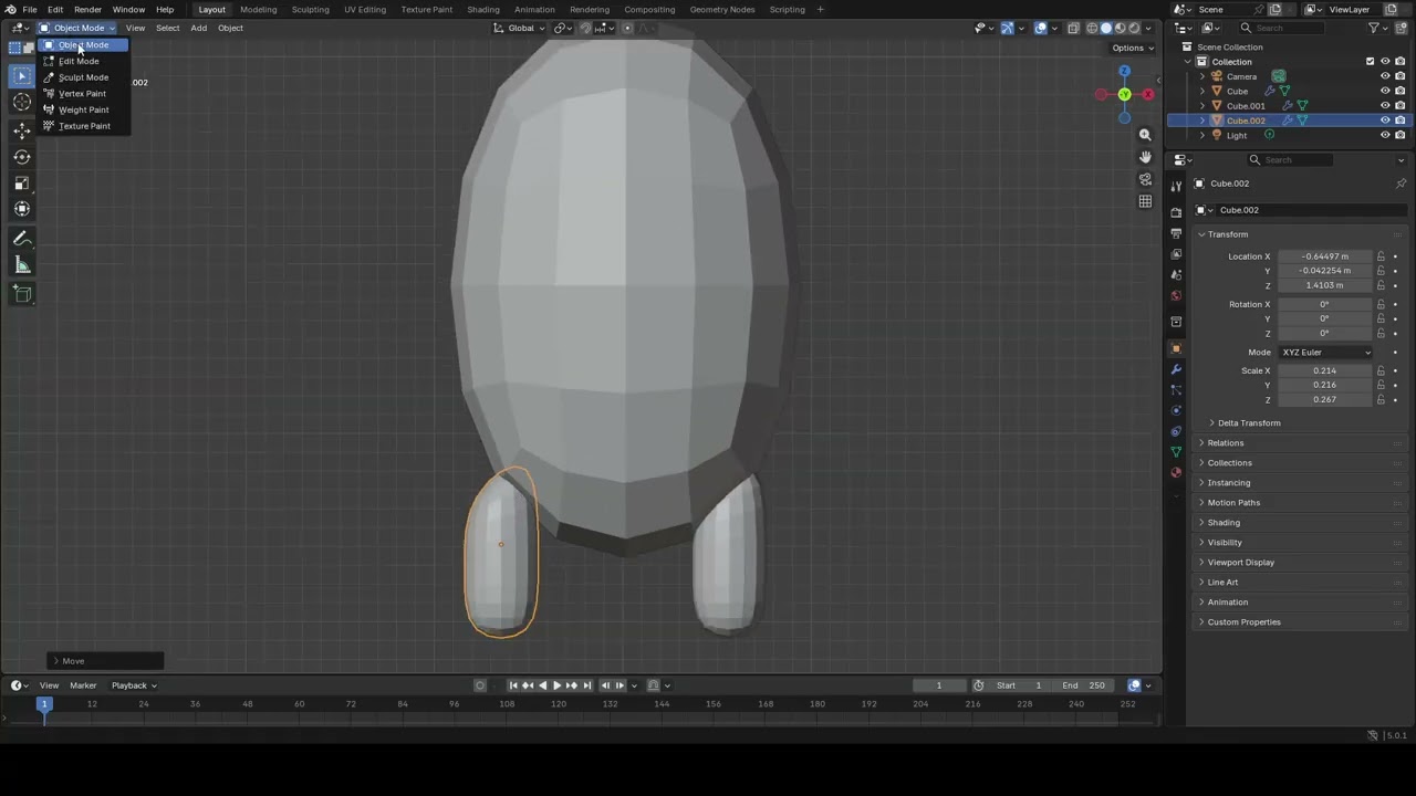 Turtorial para principiantes- como hacer un among us en blender