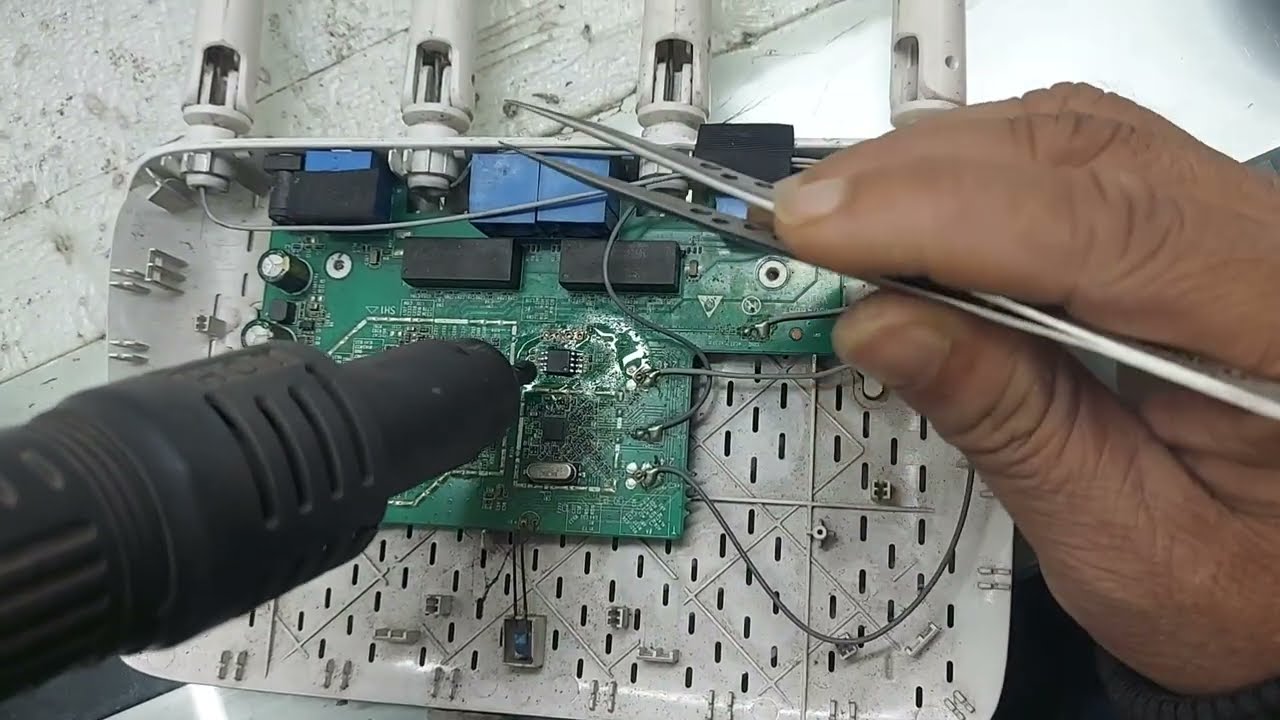 Tenda F3 Wifi router firmware. flash IC recovery. problem no signal. 