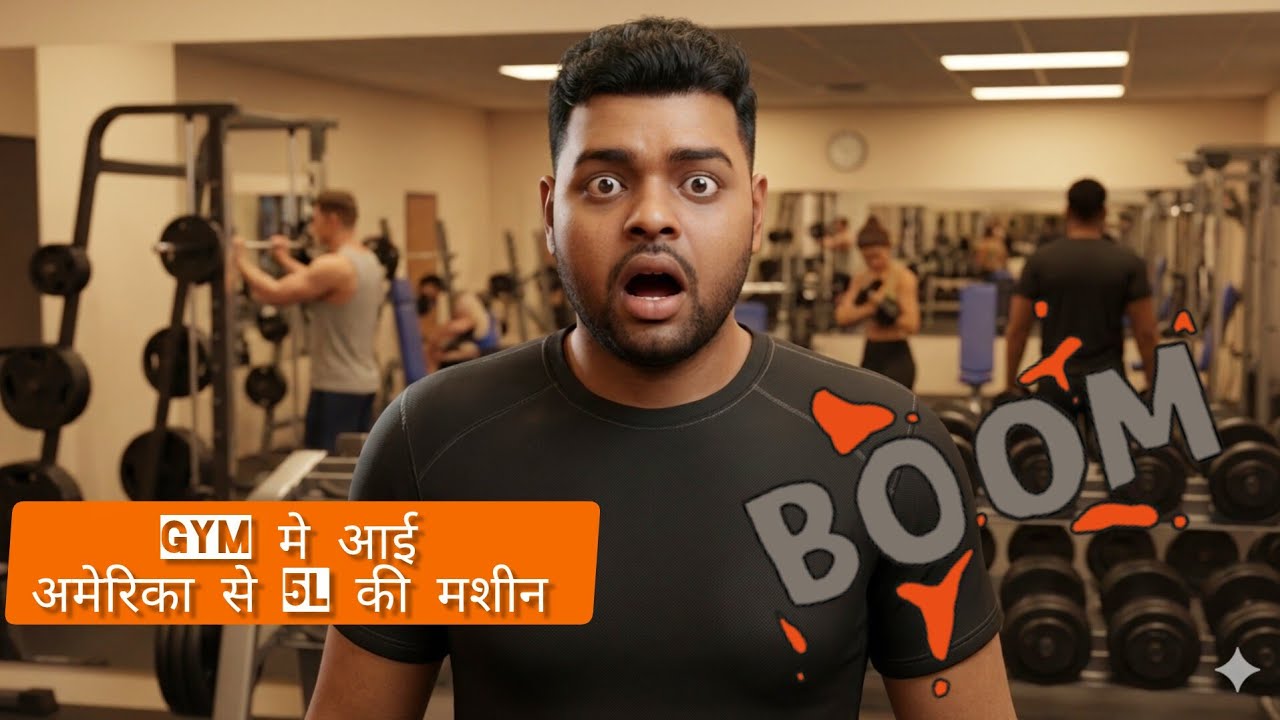 Gym मे आई अमेरिका से 500000की मशीन 😱😱