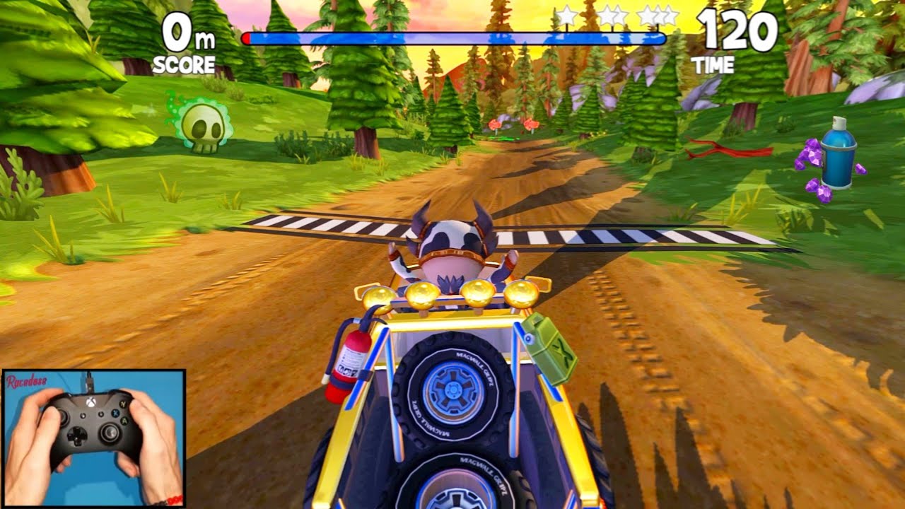 New Golden Car Unlocked! Castle Adventure⚡Beach Buggy Racing 2
