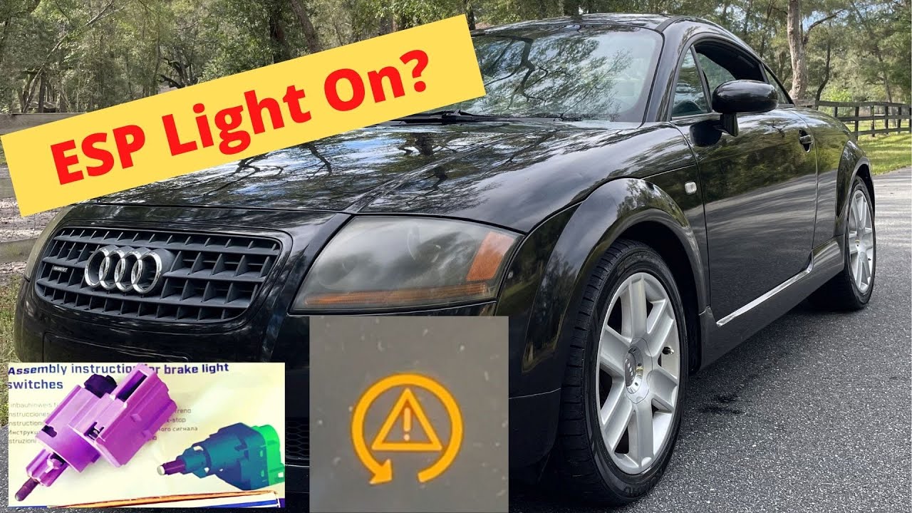 Audi TT brake light not working, traction control light on Brake pressure sensor code 0526 0813 0435