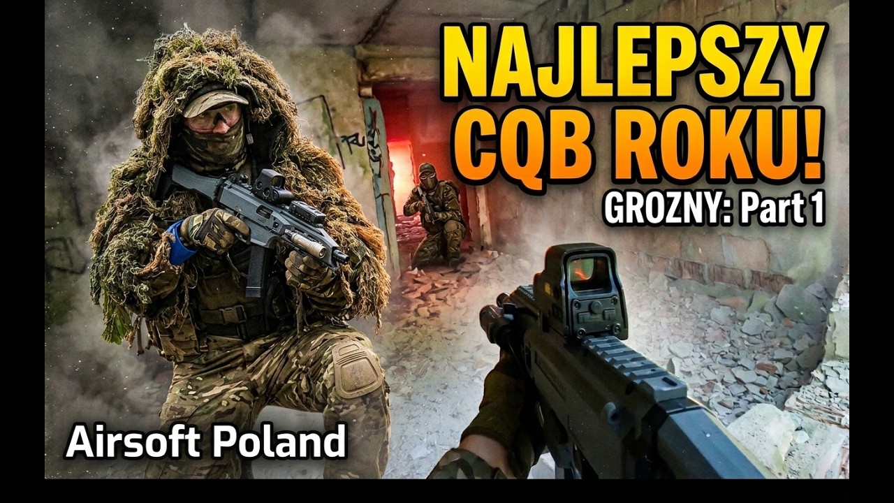 NAJLEPSZY AIRSOFT CQB ROKU?! OSTRE SZTURMY NA GROZNYM! [Part 1] ft. The Boars #airsoft  #cqbairsoft