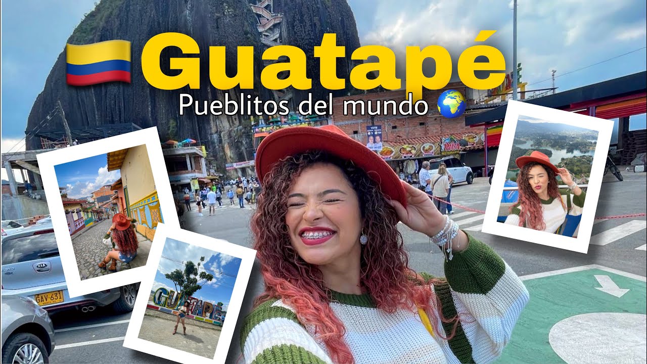 El Pueblito más visitado de COLOMBIA, Guatapé 🇨🇴 piedra del peñol - Pueblitos del mundo 🌍♥️Ep. 2