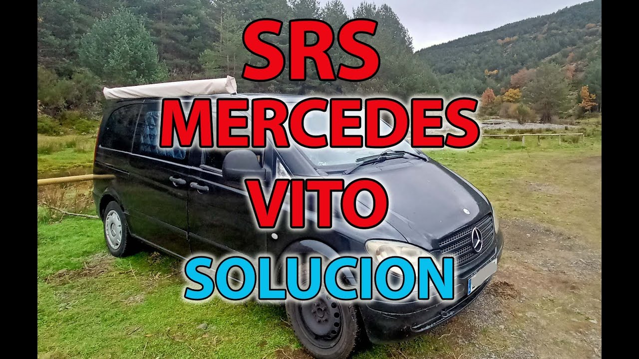 Apagar testigo SRS Mercedes Benz Vito sin emulador - O cambio asiento doble por individual