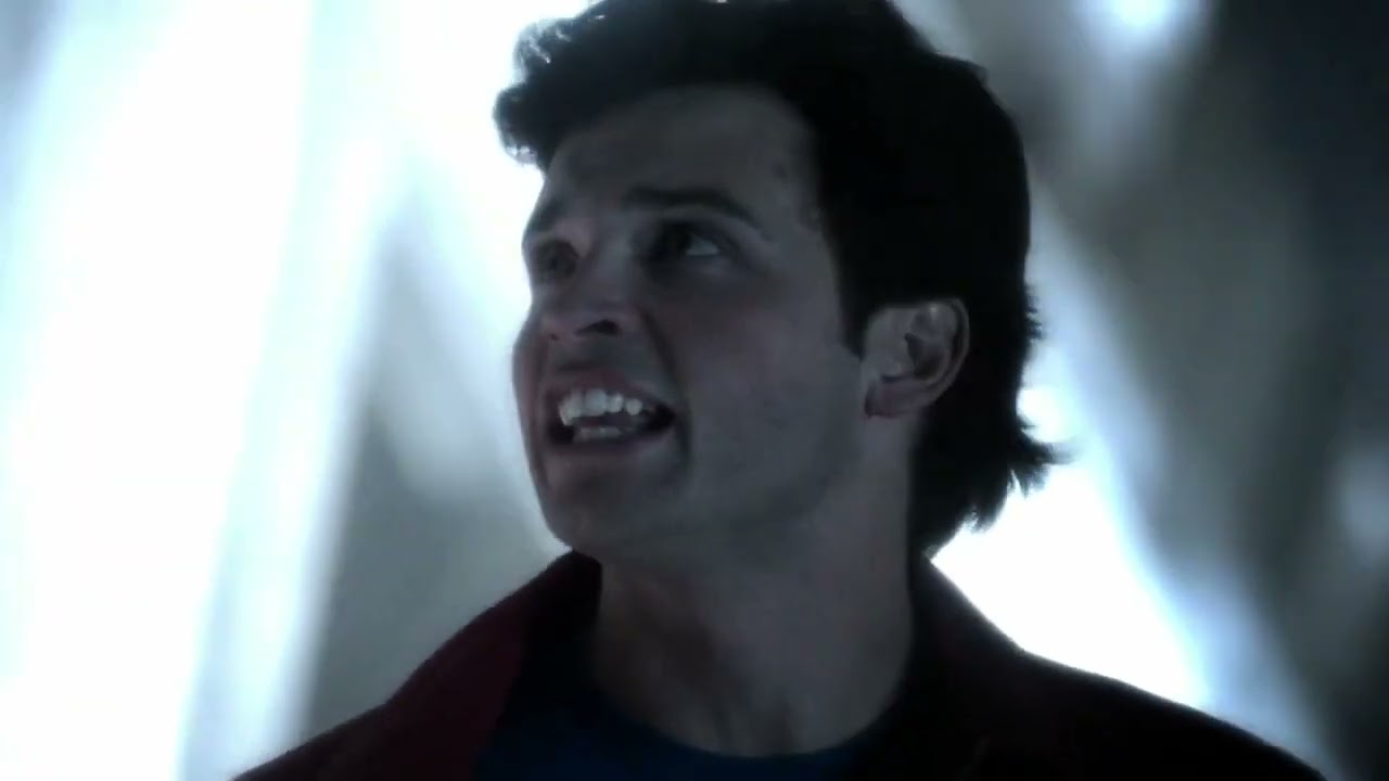 Smallville Season 7x08 Jor El locks Kal El in the fortress of Solitude