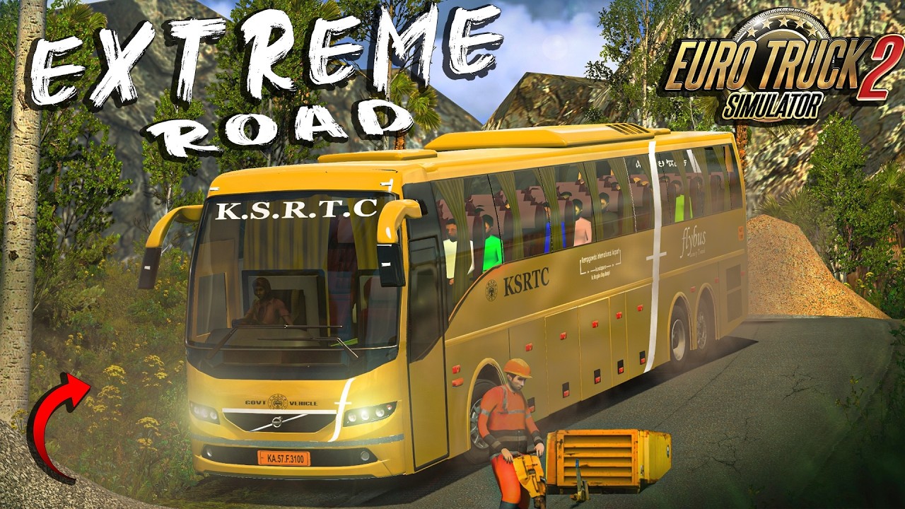 Insane Driving on Extreme Narrow Roads 😈 Ets2