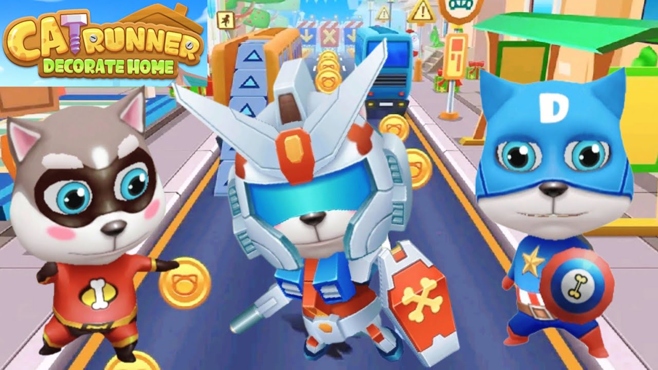 CAT RUNNER GAME | SUPERHERO