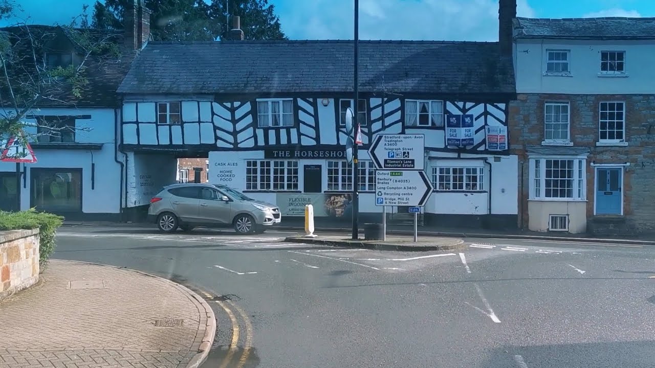 Driving in Shipston-on-Stour, Warwickshire