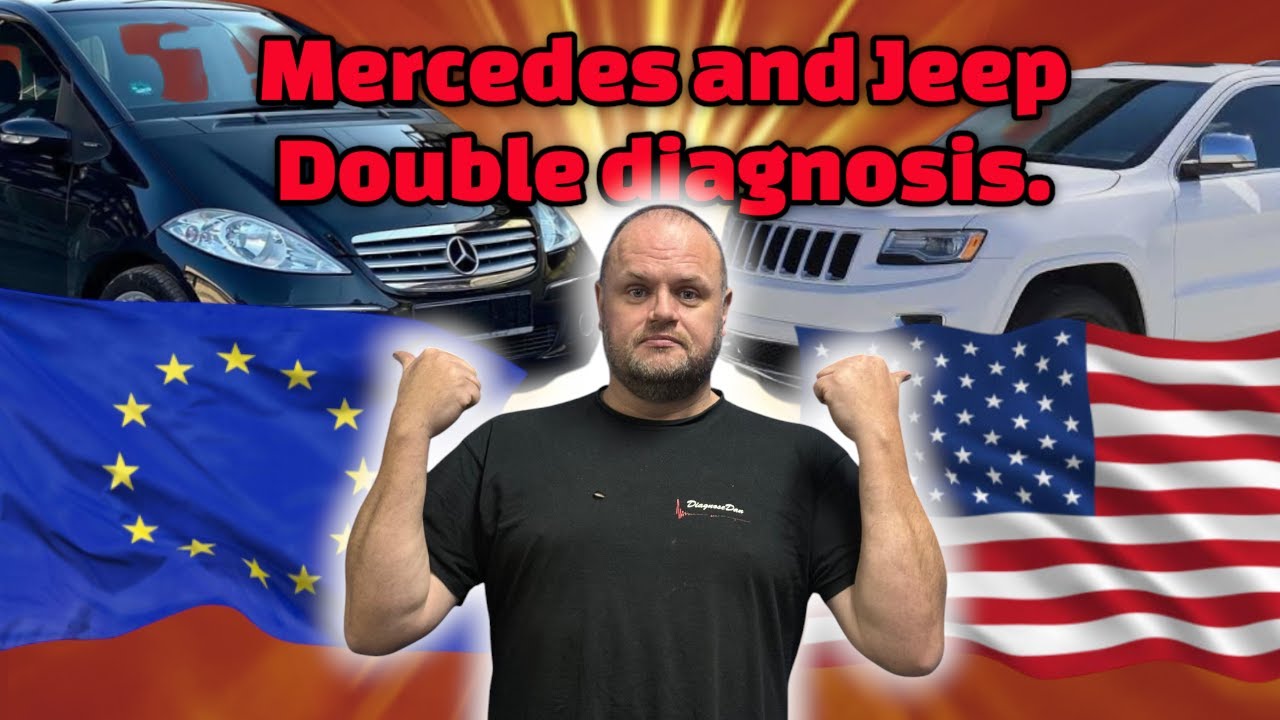 Диагностика ошибок P0428 и P2463 у Grand Cherokee и P0722 и P0793 у Mercedes.