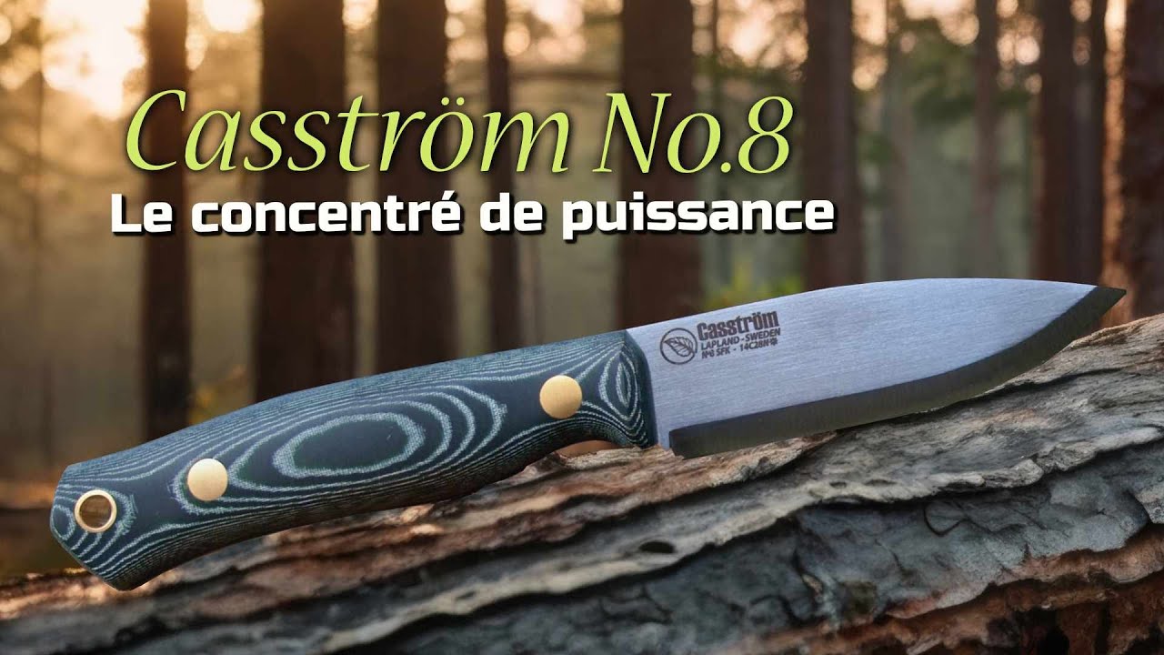 Swedish Forest Knife Casström : le couteau de bushcraft minimaliste