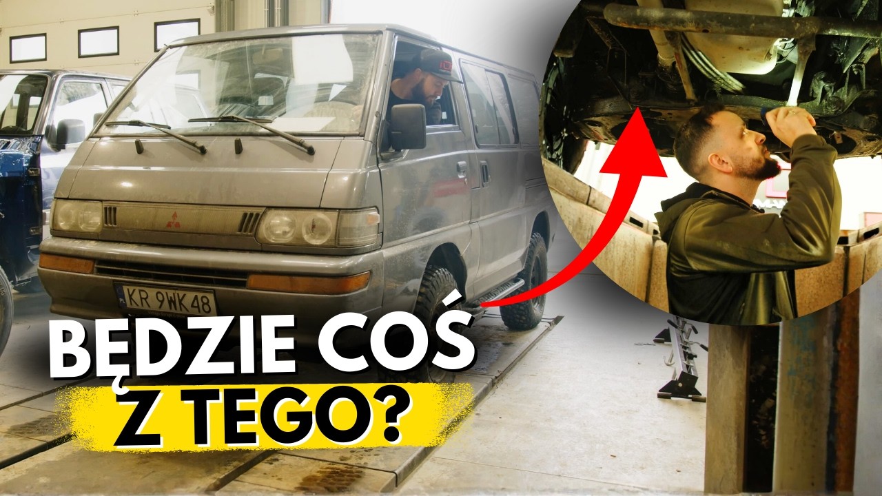 MITSUBISHI DELICA: Off-roadowa legenda w rękach profesjonalist&oacute;w. Stan po upalaniu vs Wielkie Plany!