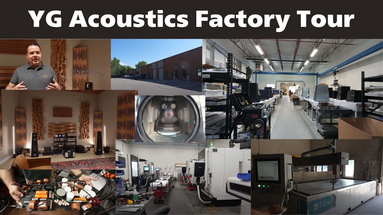 YG Acoustics Factory Tour [4k/60P]  / How speakers are made from aluminum plates