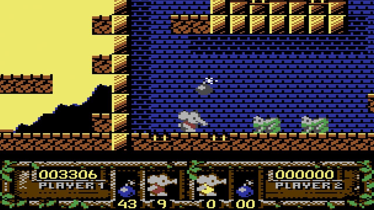 CJ's Elephant Antics Longplay (C64) [QHD]