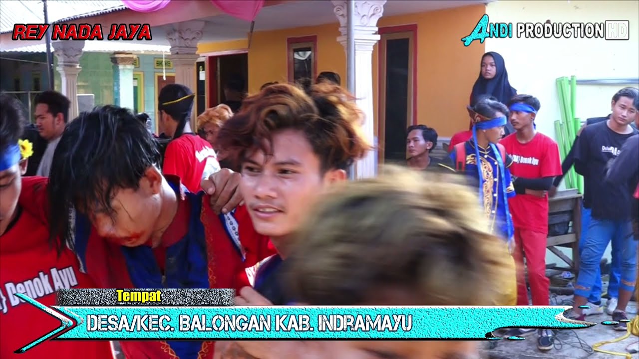 ATRAKSI - KELANGAN WONG TUA - SINGA DANGDUT REY NADA JAYA DI DESA BALONGAN INDRAMAYU