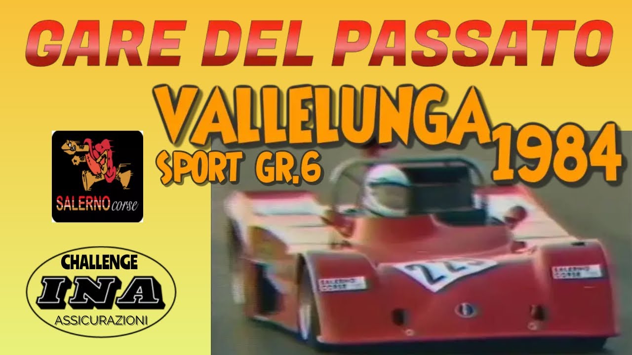 Gare del passato: 1984 VALLELUNGA SPORT GR.6 - Challenge INA Assicurazioni - 2a prova