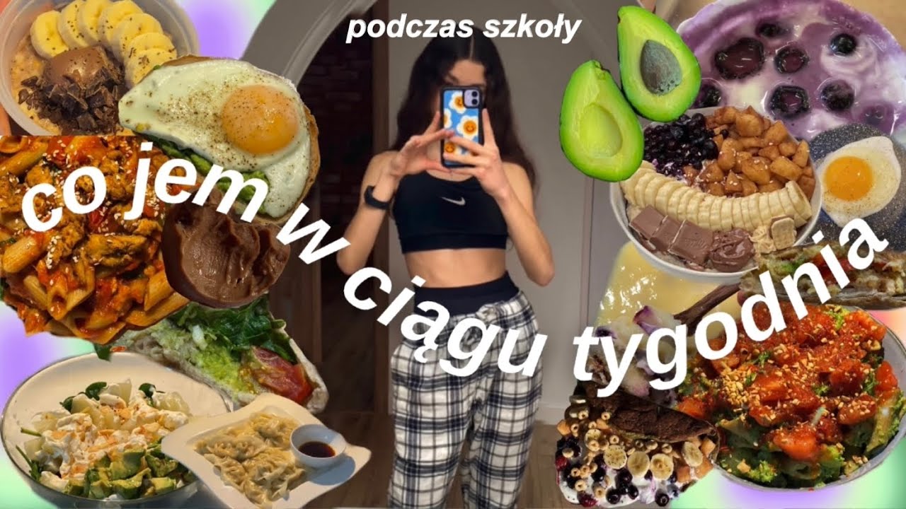 co jem w ciągu tygodnia podczas szkoły | wszystko! | WHAT I EAT IN A WEEK!