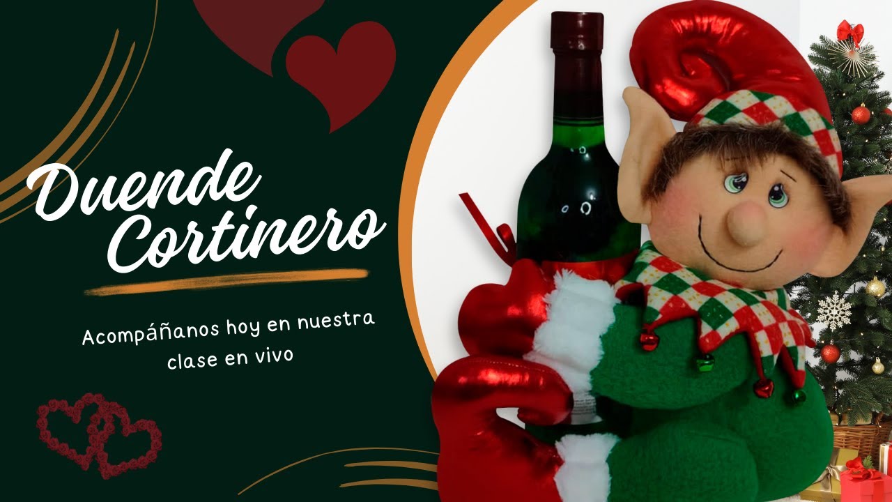Duende Cortinero | Moldes Gratis | Creaciones Rukys