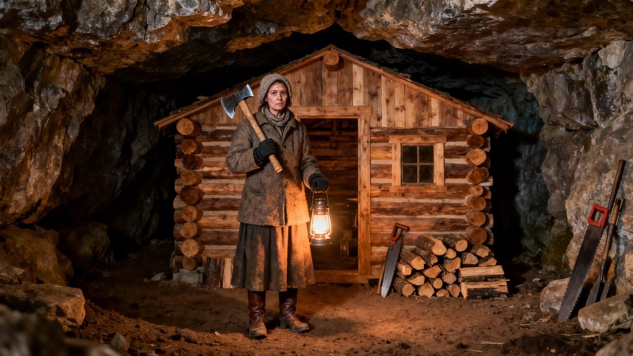 Nobody Believed in Her Cabin in the Cave... Until the 10-Day Blizzard Froze the Town