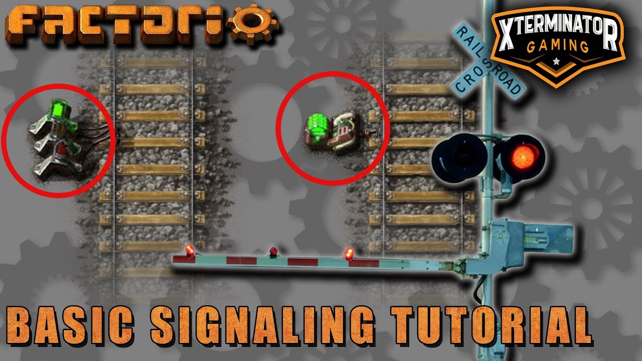 Basic Rail / Train Signaling - Factorio Tutorial & Guide : Rail vs Chain Signals & How To Use Them