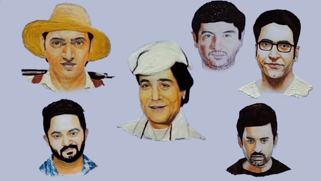 Tollywood Actors Journey | Bengali Movies | RK Aadil Style | By Surajit Sarkar Art | #journey #art
