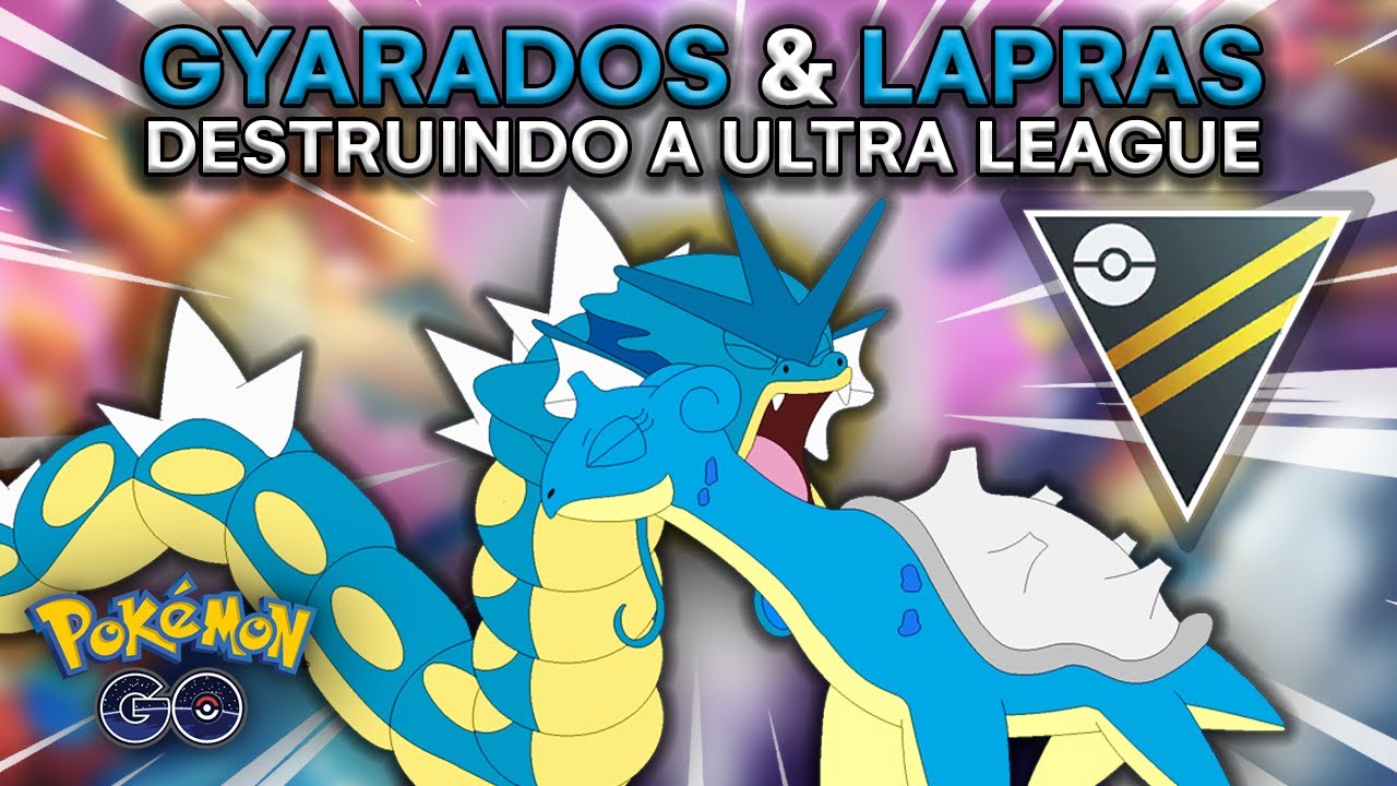 LAPRAS E GYARADOS ME DERAM 90% DE VITÓRIAS NA ULTRA LEAGUE