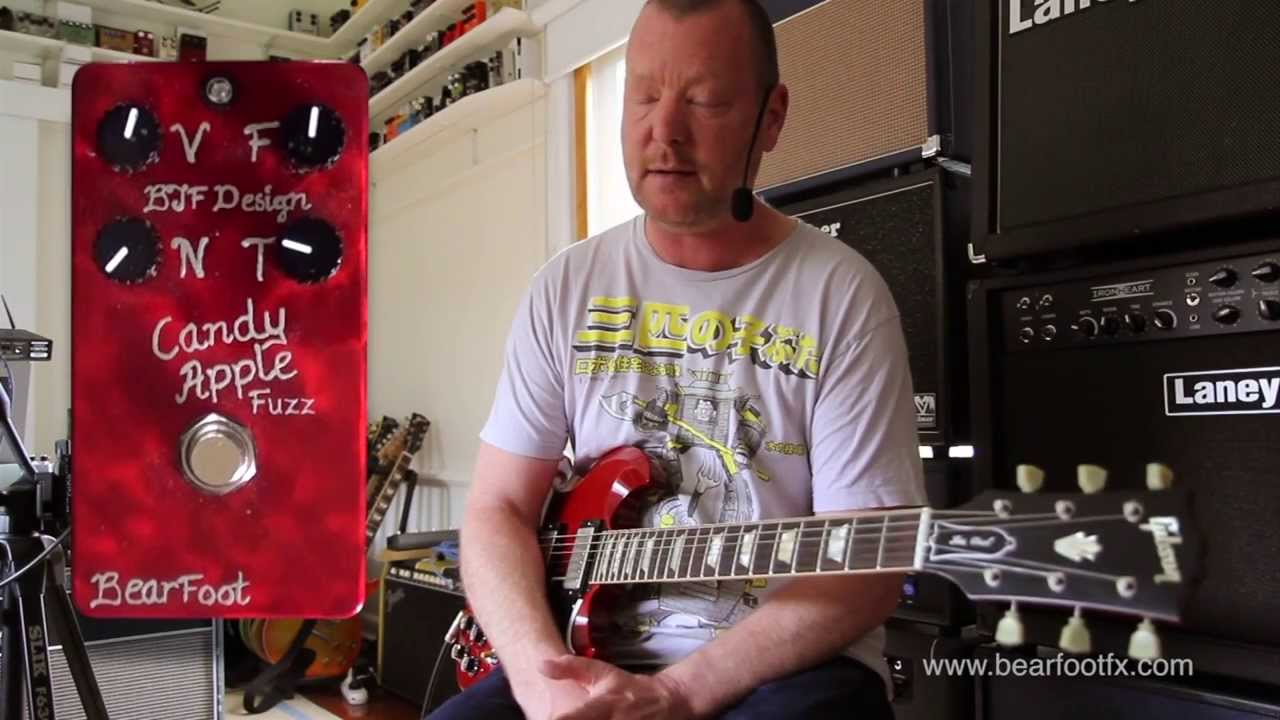 BearFoot FX: Candy Apple Fuzz 'Silver' - demo