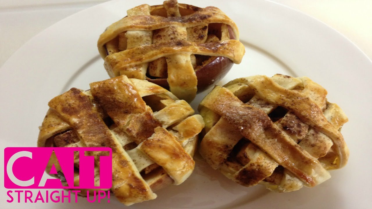 Apple Pie Baked In Apples Recipe | Mini Crustless Apple Pies | Cait Straight Up
