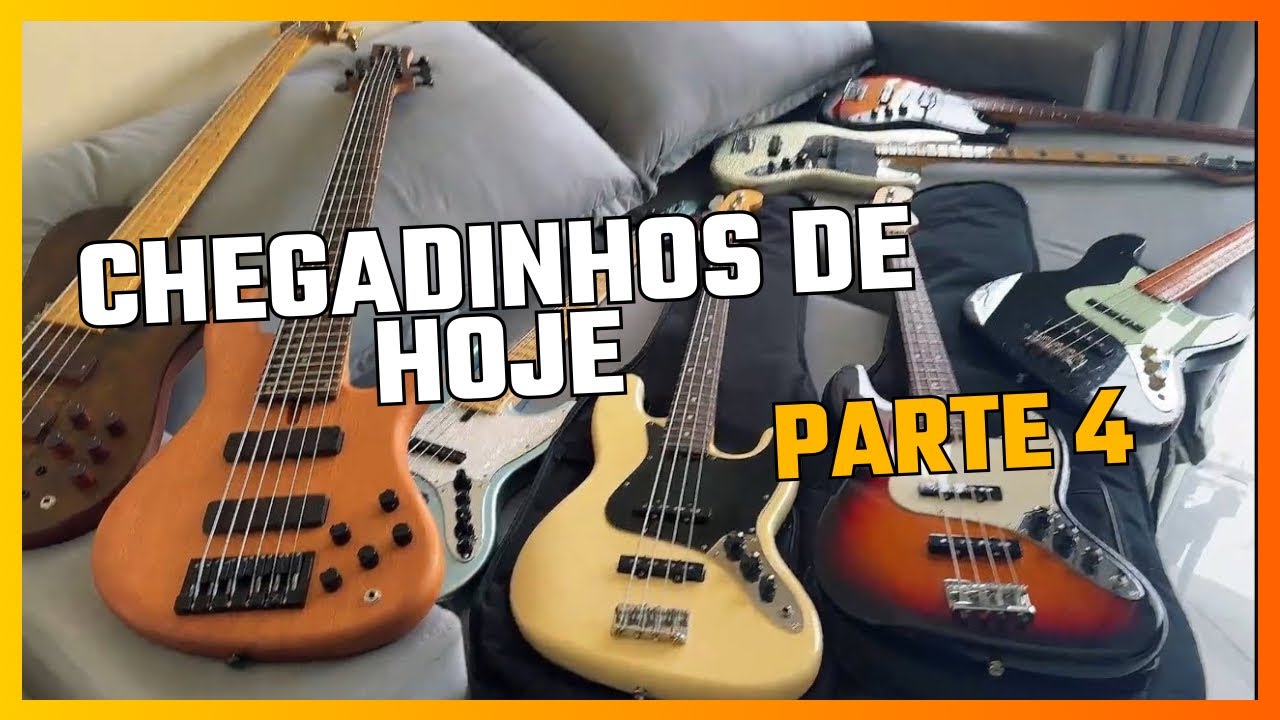 Quarto vídeo mostrando os baixos que chegaram em nosso estoque da Baixo Brasil 